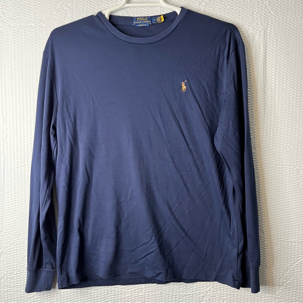 Polo Ralph Lauren Long Sleeve Crew Neck Shirt Size M